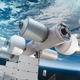 An artists render of the Orbital Reef space station